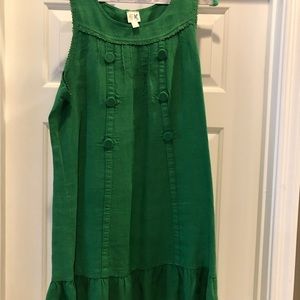 Anthropologie linen dress